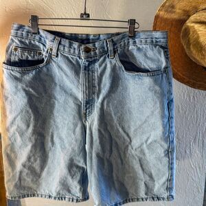Vintage Eddie Bauer Light Wash Jorts Denim Shorts